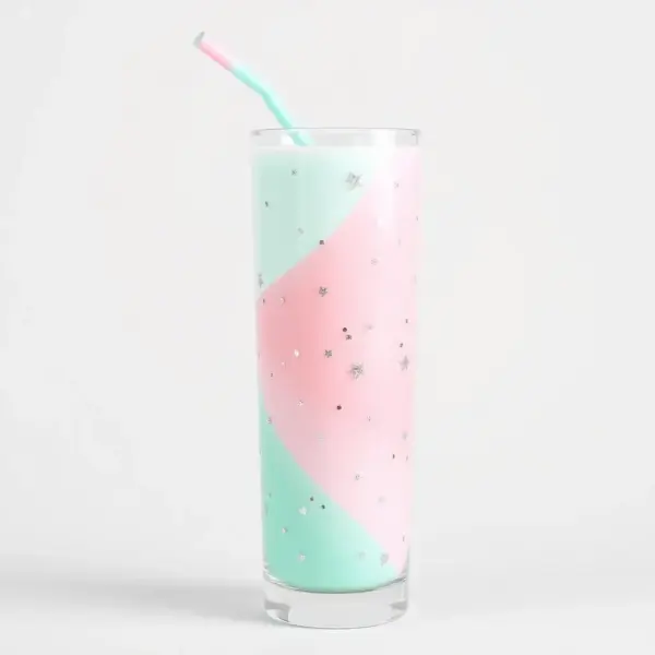 Pastel Glitter Tumbler - Christmas Edition