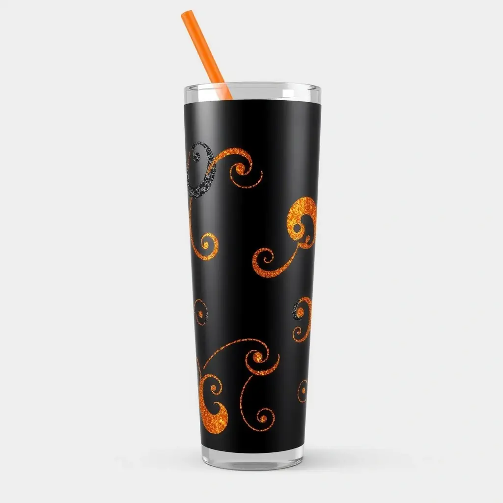 Spooky Glitter Tumbler - Halloween Edition