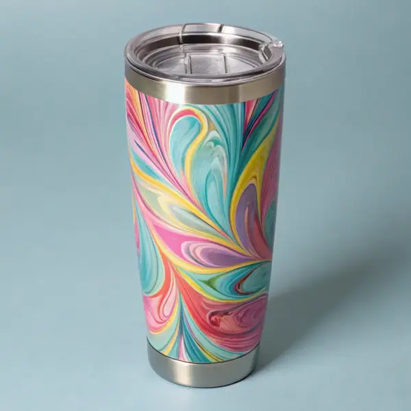 Festive Glitter Tumbler - Christmas Theme